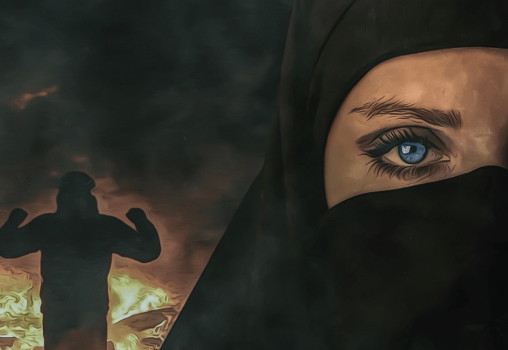 Woman in Burqa