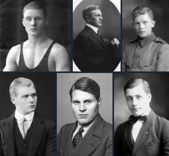 Nordiske mænd portrætter